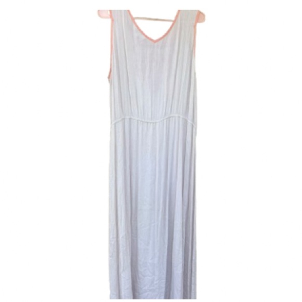 Umgee White and Pink Maxi Dress - Picture 2 of 3